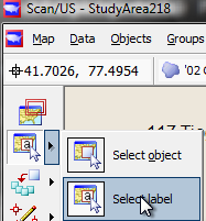 Select label submode
