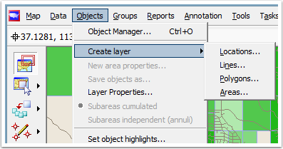 Begin by creating a layer